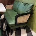 VIBE Bistro - Raffles Place | Product Seen: [Rafael Rattan 2–Seater Sofa]